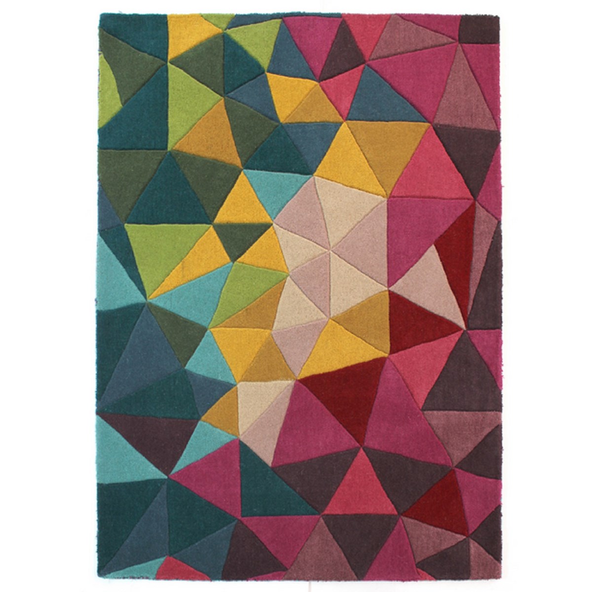 Tapis salon et chambre Laine Design PLYMOUTH multicolore, NOVATREND