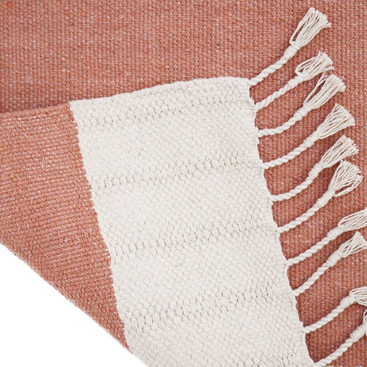 Tapis chambre coton LUCIA rose liege, NATTIOT