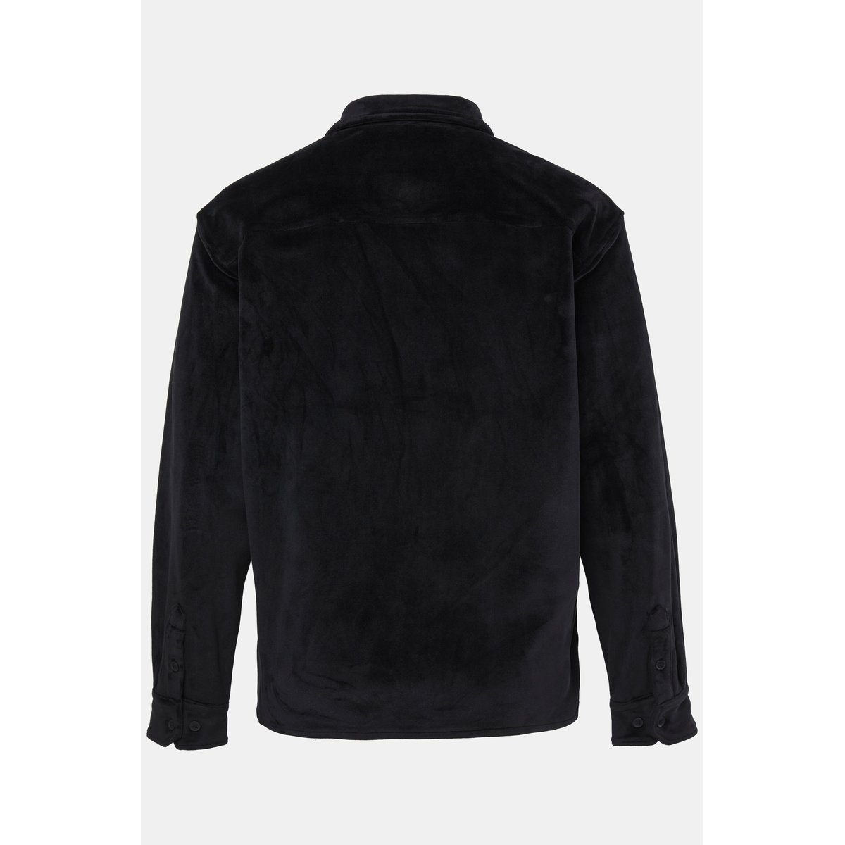 Chemise en velours noir, STHUGE