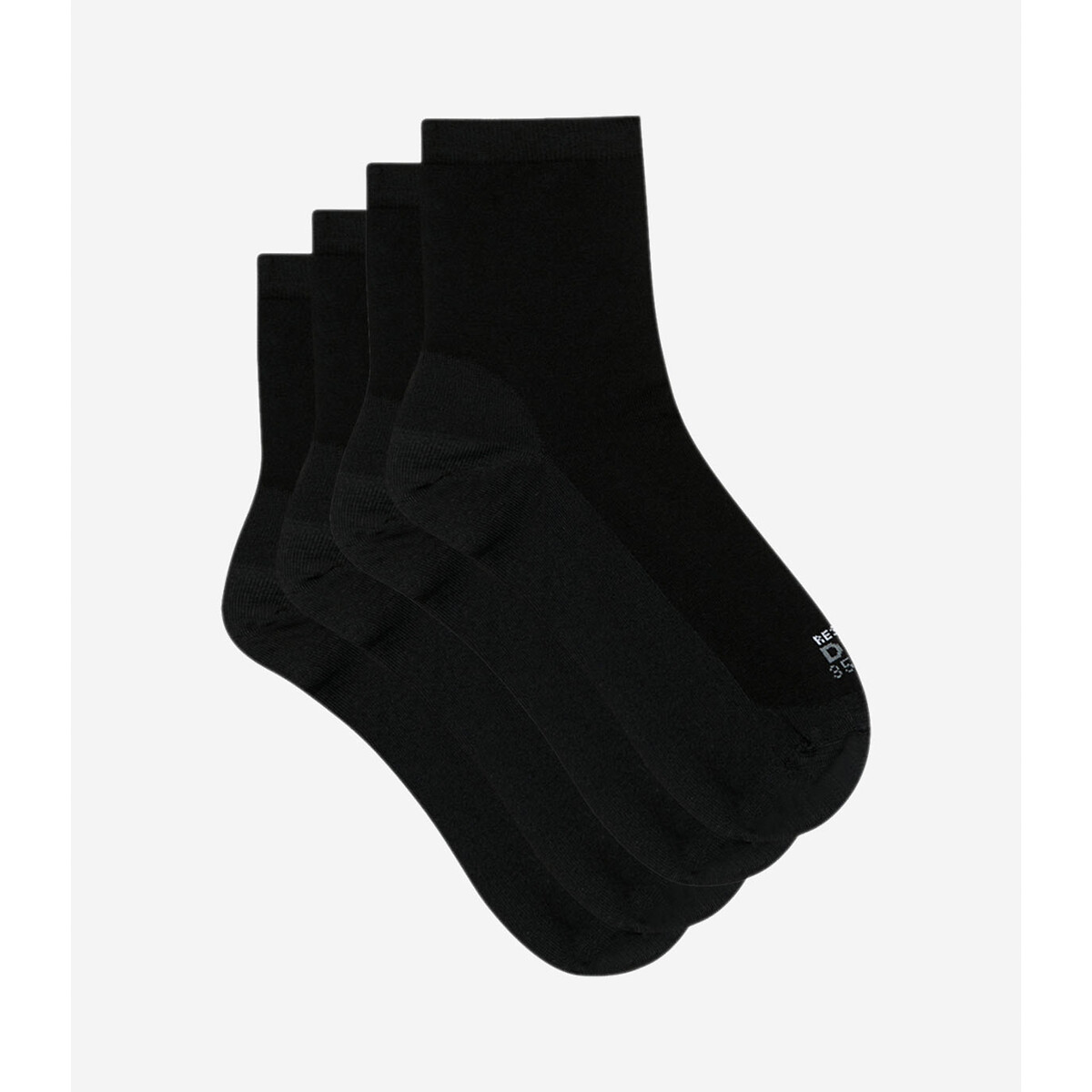 Pack of 2 Pairs of Thermo Ultra Resist Crew Socks black, DIM
