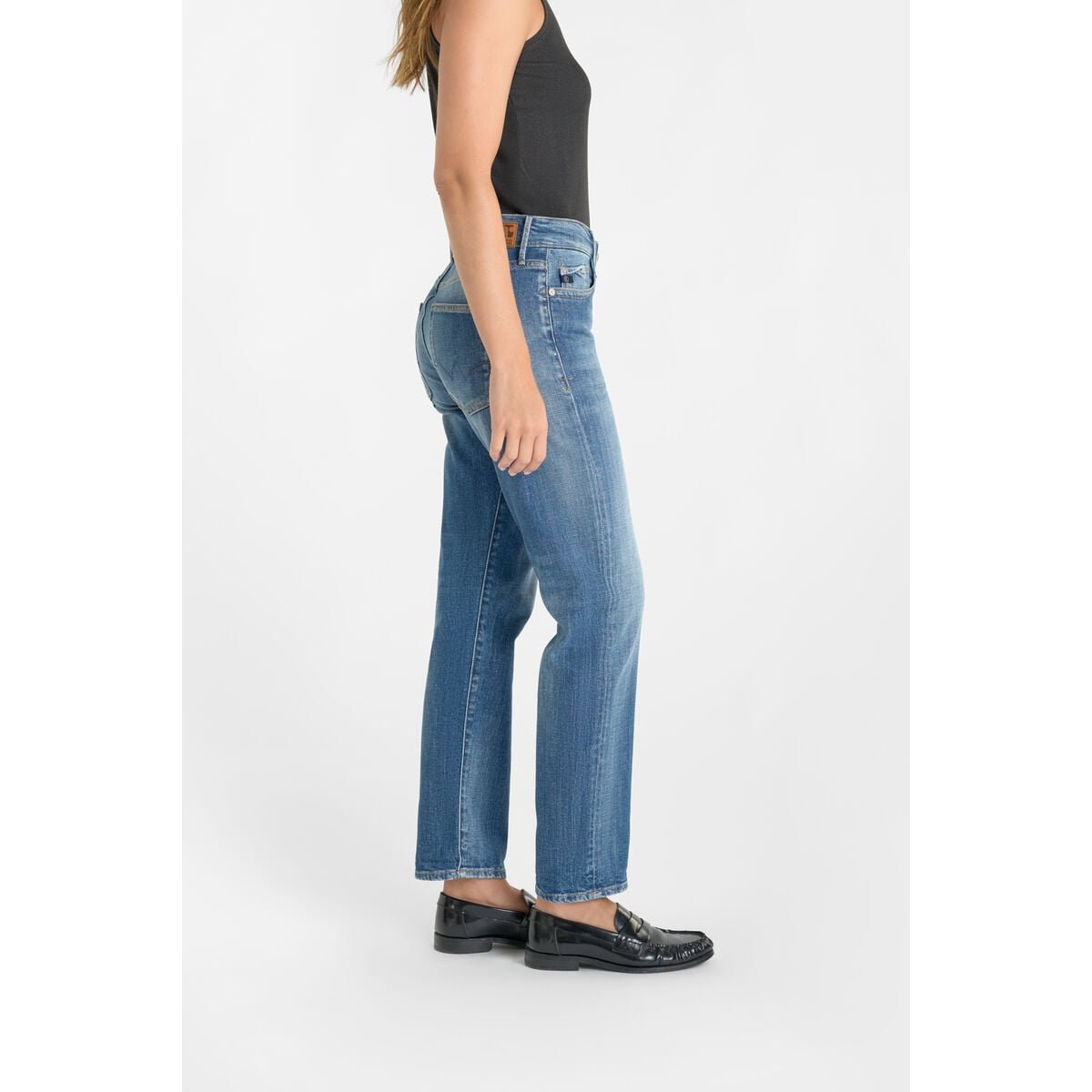 Jeans droite 400/18, longueur 34 blue, LE TEMPS DES CERISES