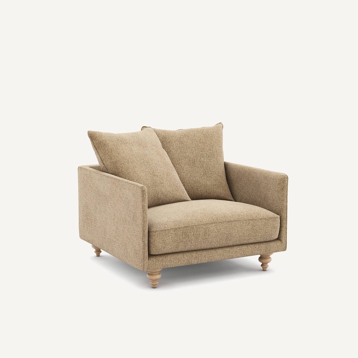 Fauteuil van stevig katoen, Lazare zeemvel, AM.PM
