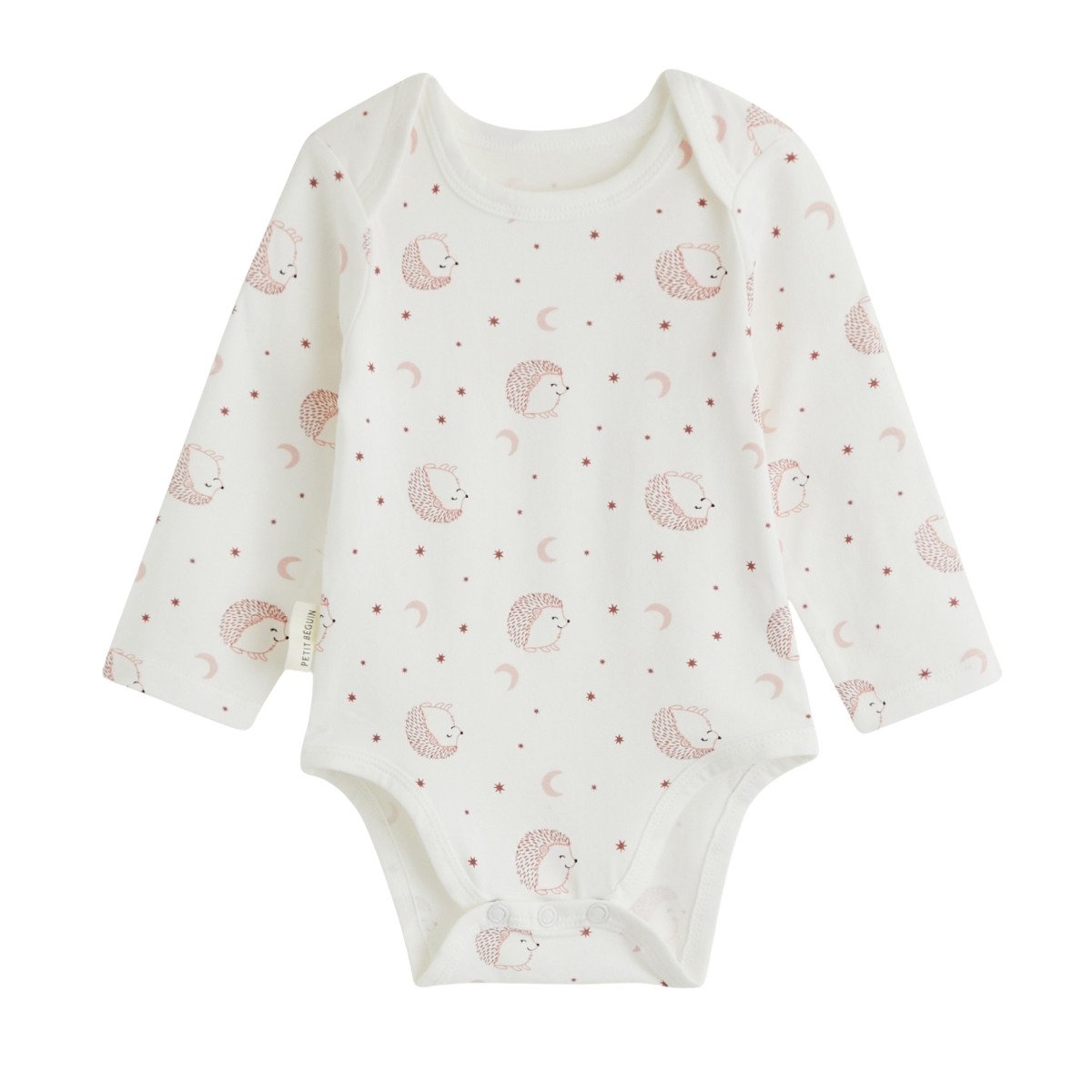 Lot de 2 bodies bébé manches longues Harmony ecru, PETIT BEGUIN