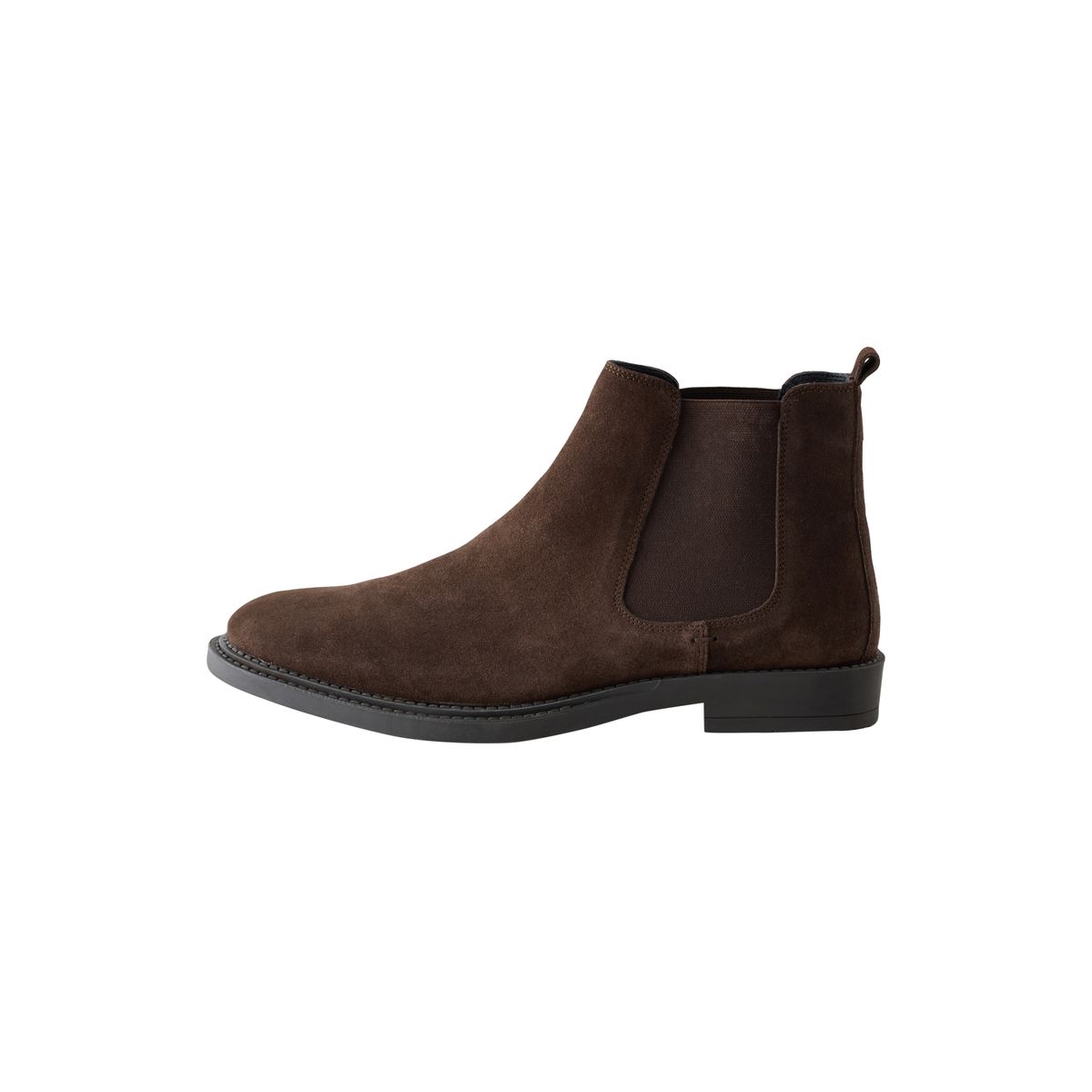 Bottines chelsea habillées en daim marron, NEXT