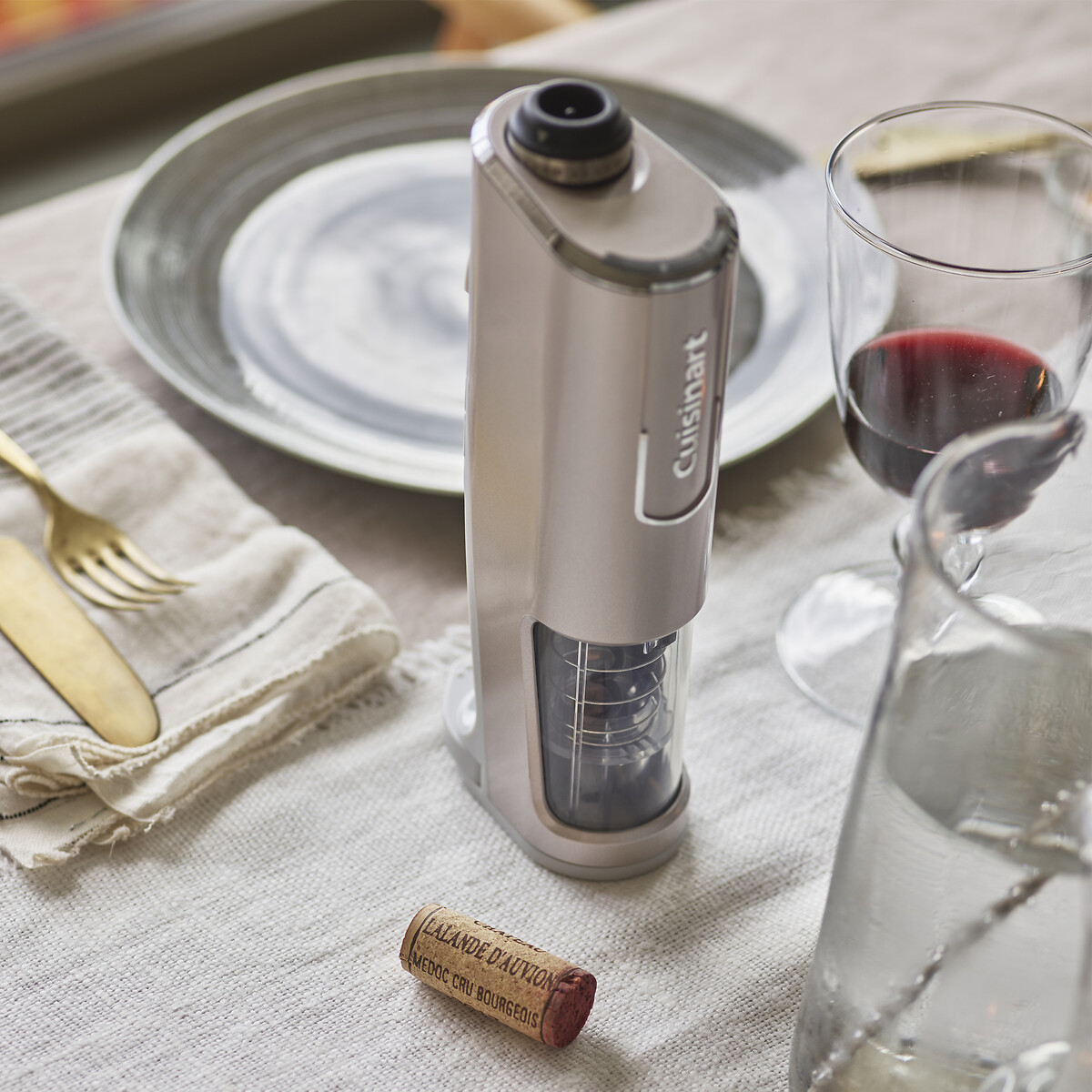 Tire-bouchon, sans fil acier argenté, CUISINART