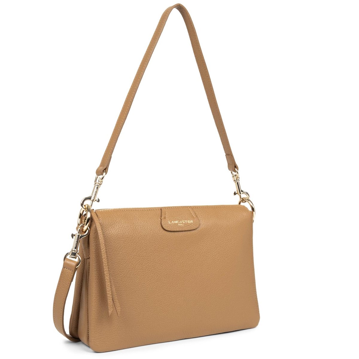 Grande pochette DUNE camel, LANCASTER