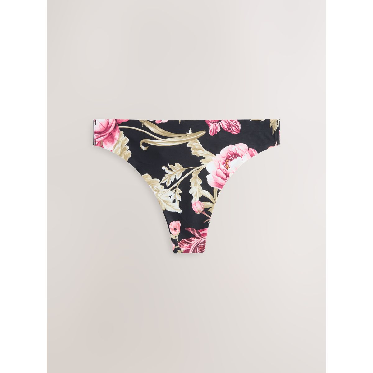 Culotte menstruelle flux moyen, lot de 4 noir / praliné nude / rose floral, NEXT