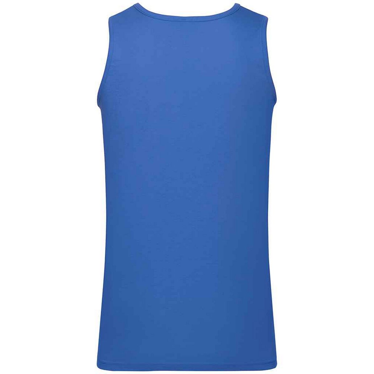 Débardeur uni de sport bleu roi, FRUIT OF THE LOOM