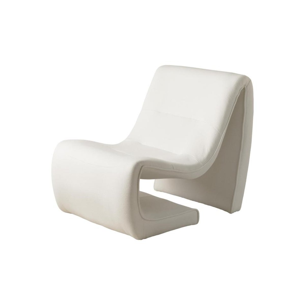 Fauteuil Rembourrée - LYLE blanc, KENAY