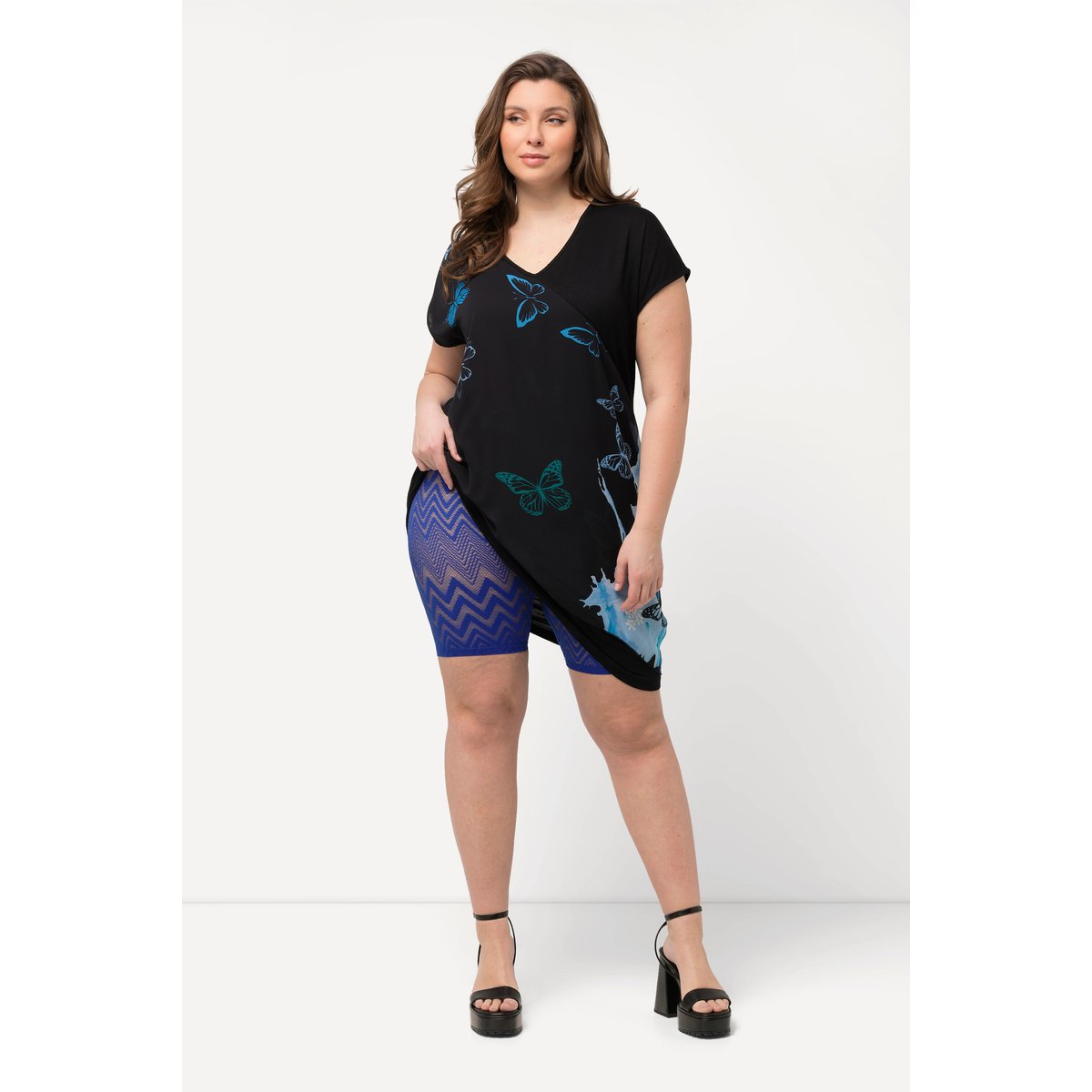Cycliste avec motif à chevrons bleu roi, ULLA POPKEN