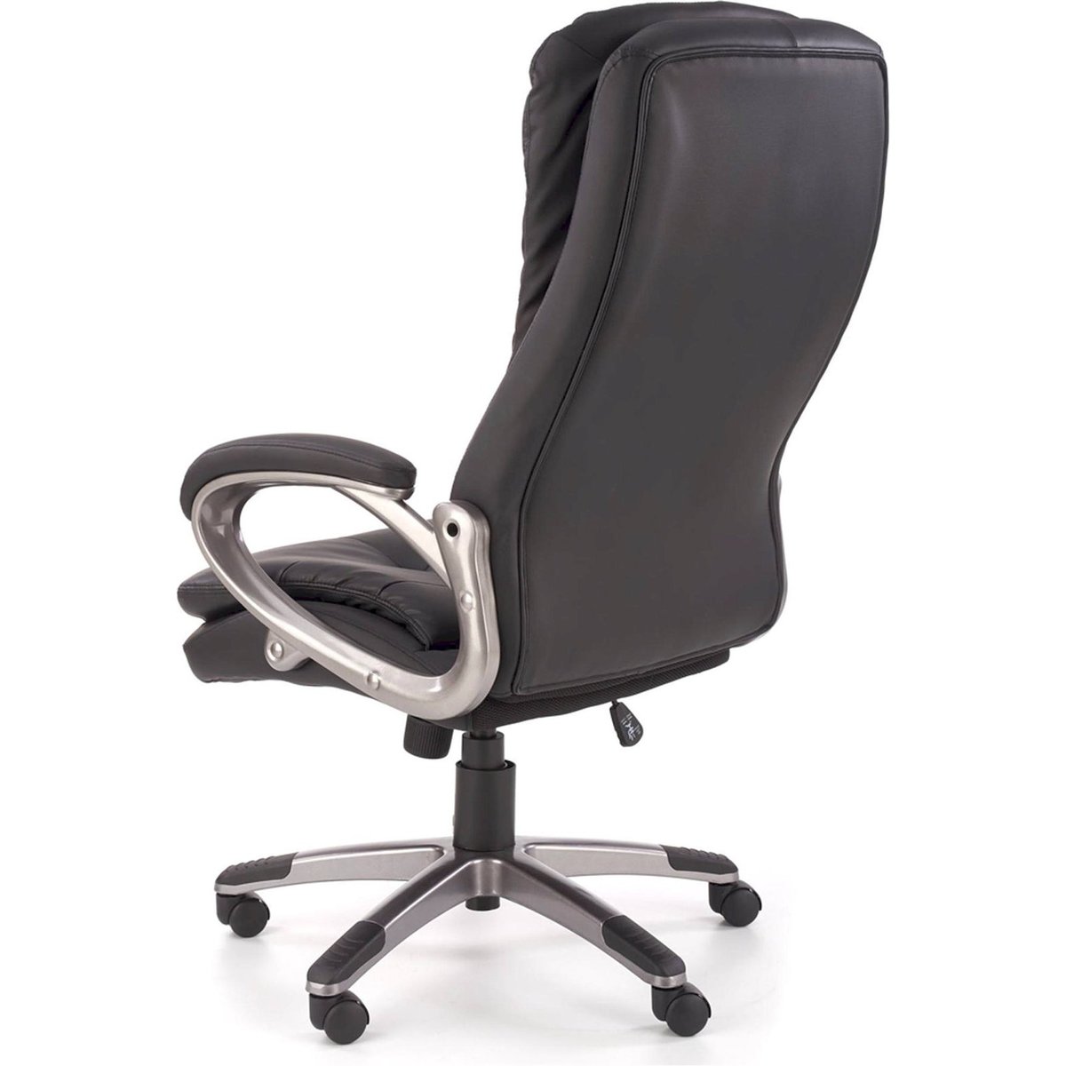 Fauteuil de bureau à roulettes REFEEBLED noir et argent, RECOLLECTION
