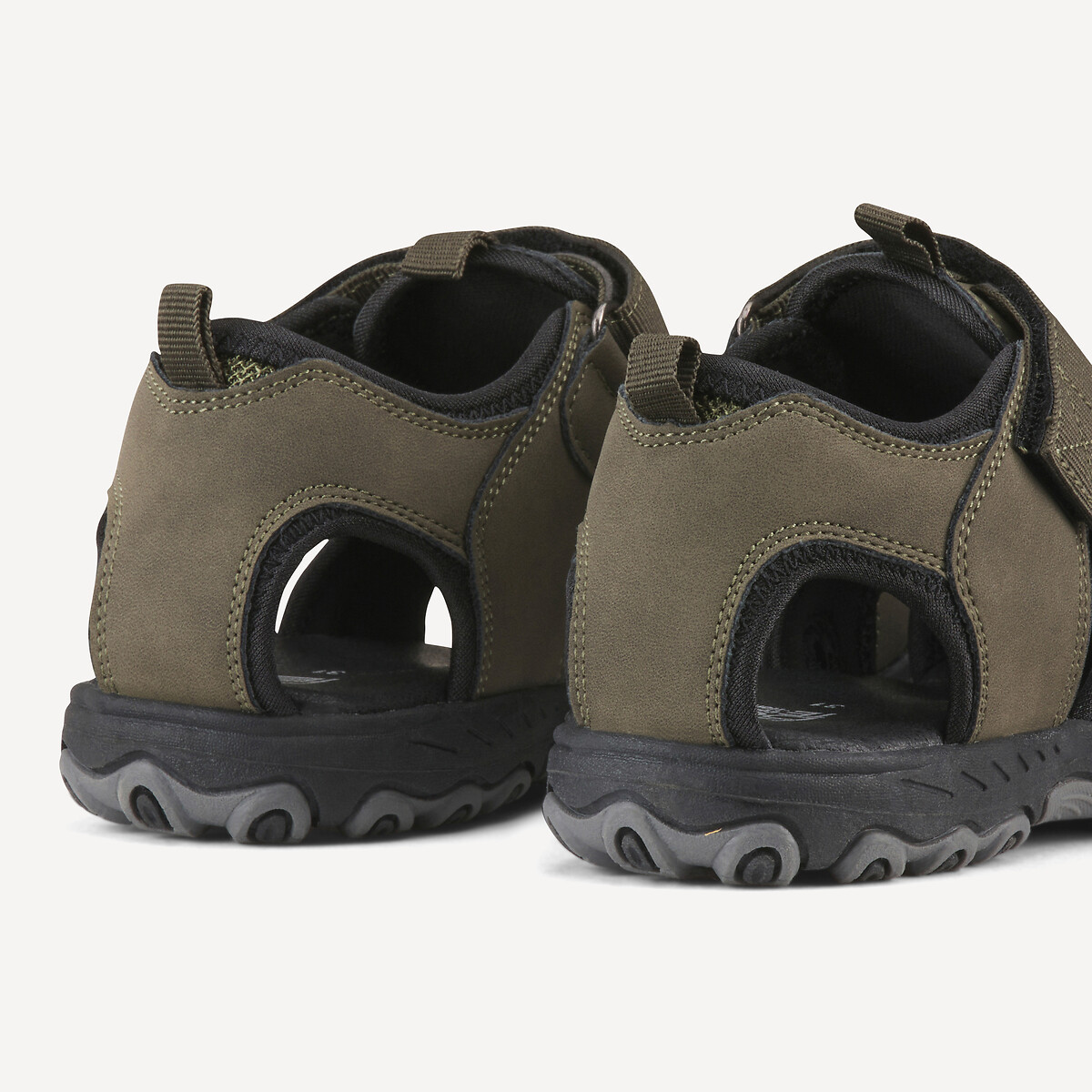Sandálias desportivas fechadas caqui, LA REDOUTE COLLECTIONS