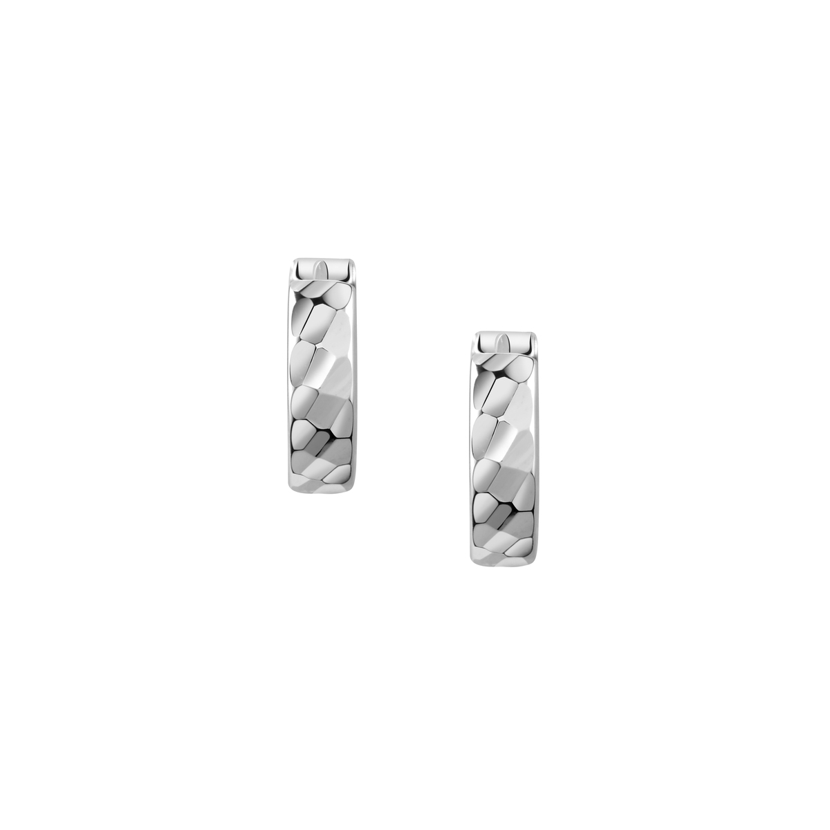 Boucles d'oreilles en or blanc 750 CLASSIC argent, BLUESPIRIT