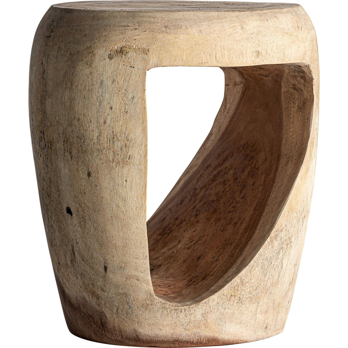 Table d'appoint en bois de suar ethnique bois naturel brun, RECOLLECTION