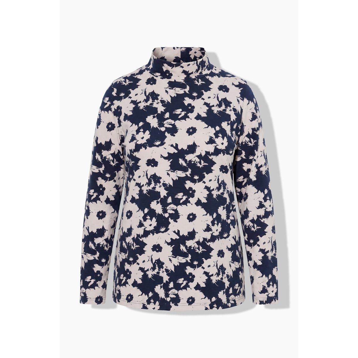 T-shirt en coton bio marine, ULLA POPKEN