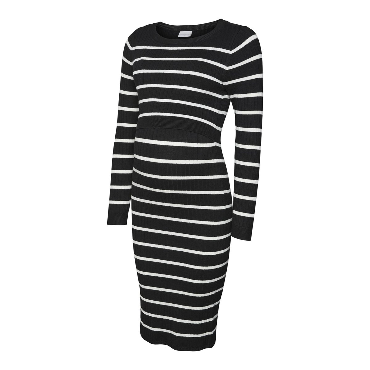 Robe En Maille noire - black, MAMA LICIOUS