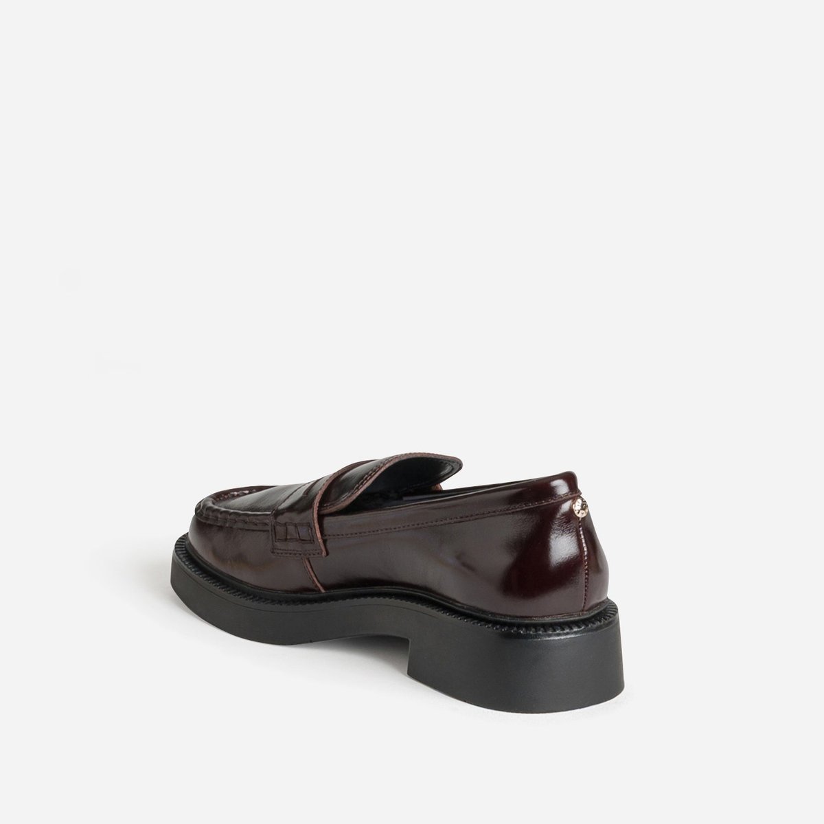 Mocassin en cuir GERALDINE cognac vintage, ERAM