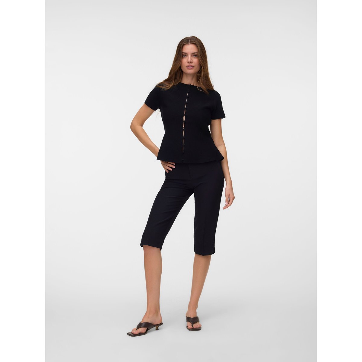 Culottes black 1, VERO MODA