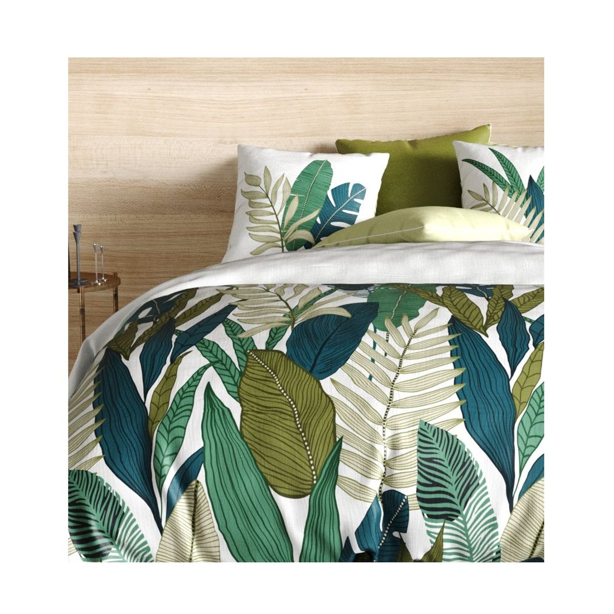 Parure de lit Collection Belemias vert, EDEN