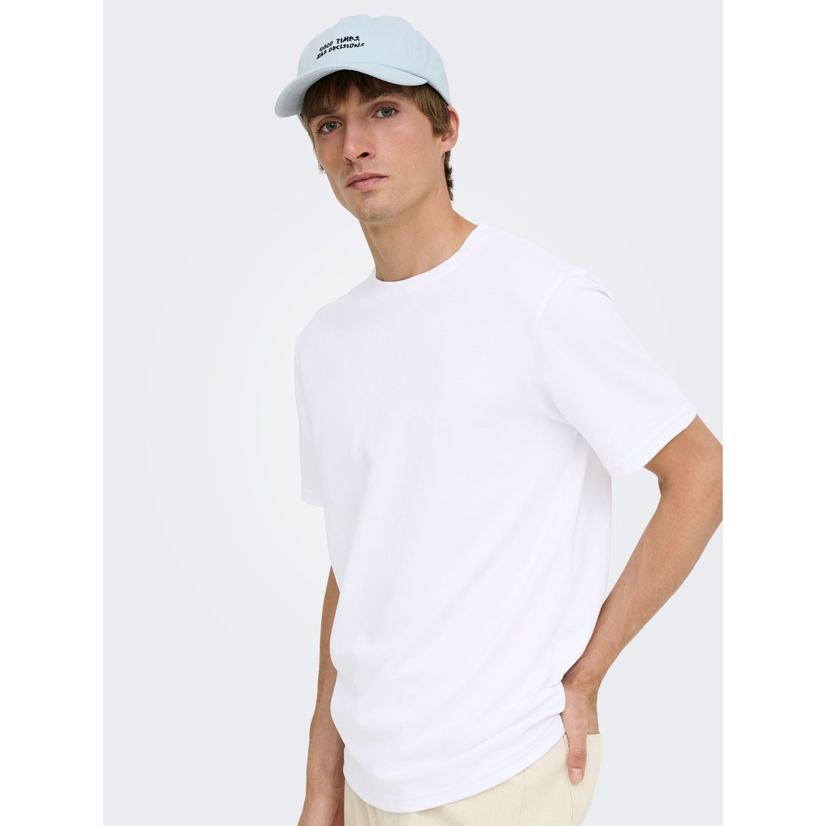 T-Shirt white, ONLY & SONS