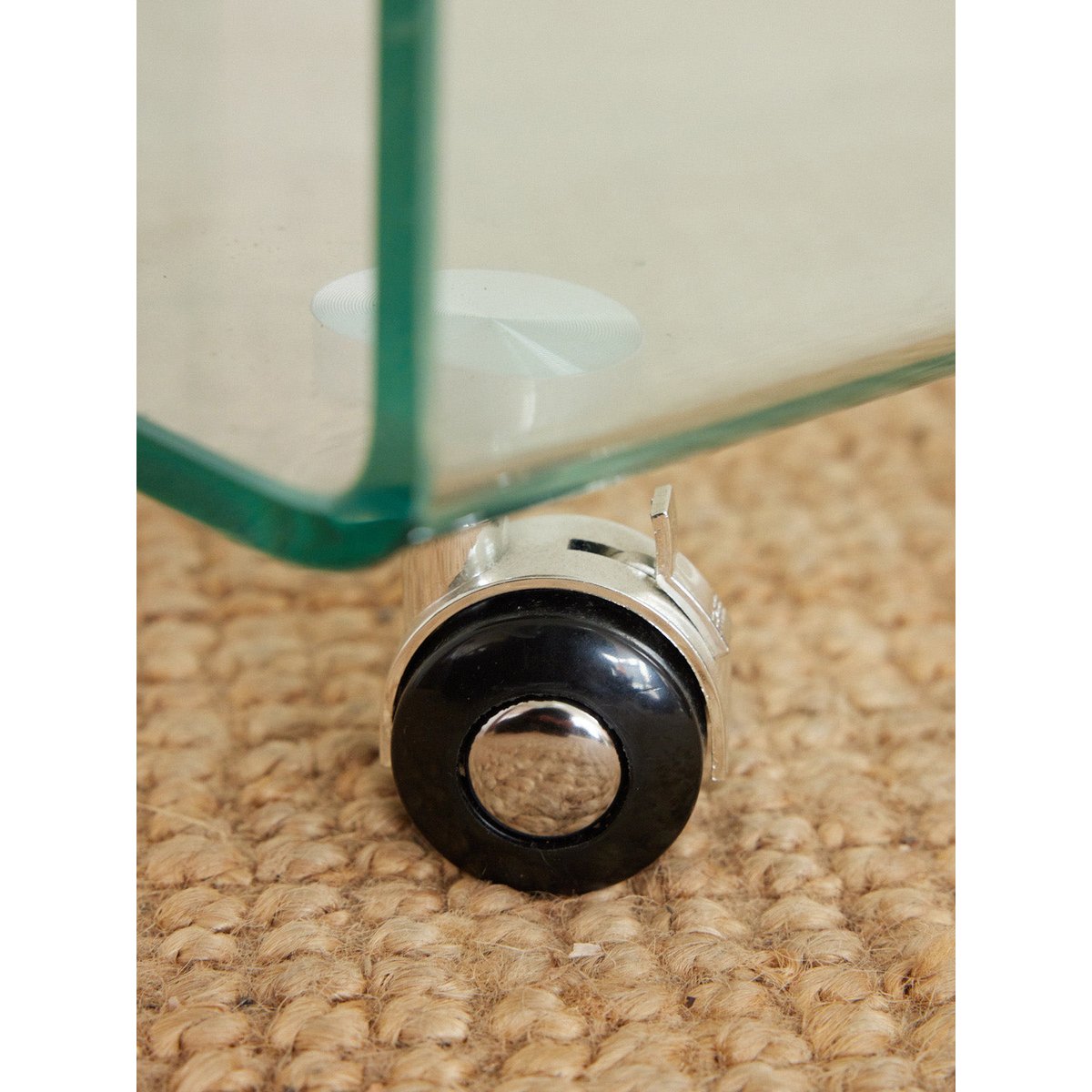 Table basse en verre Donna N°1658 - Bon état transparent, DEBONGOUT