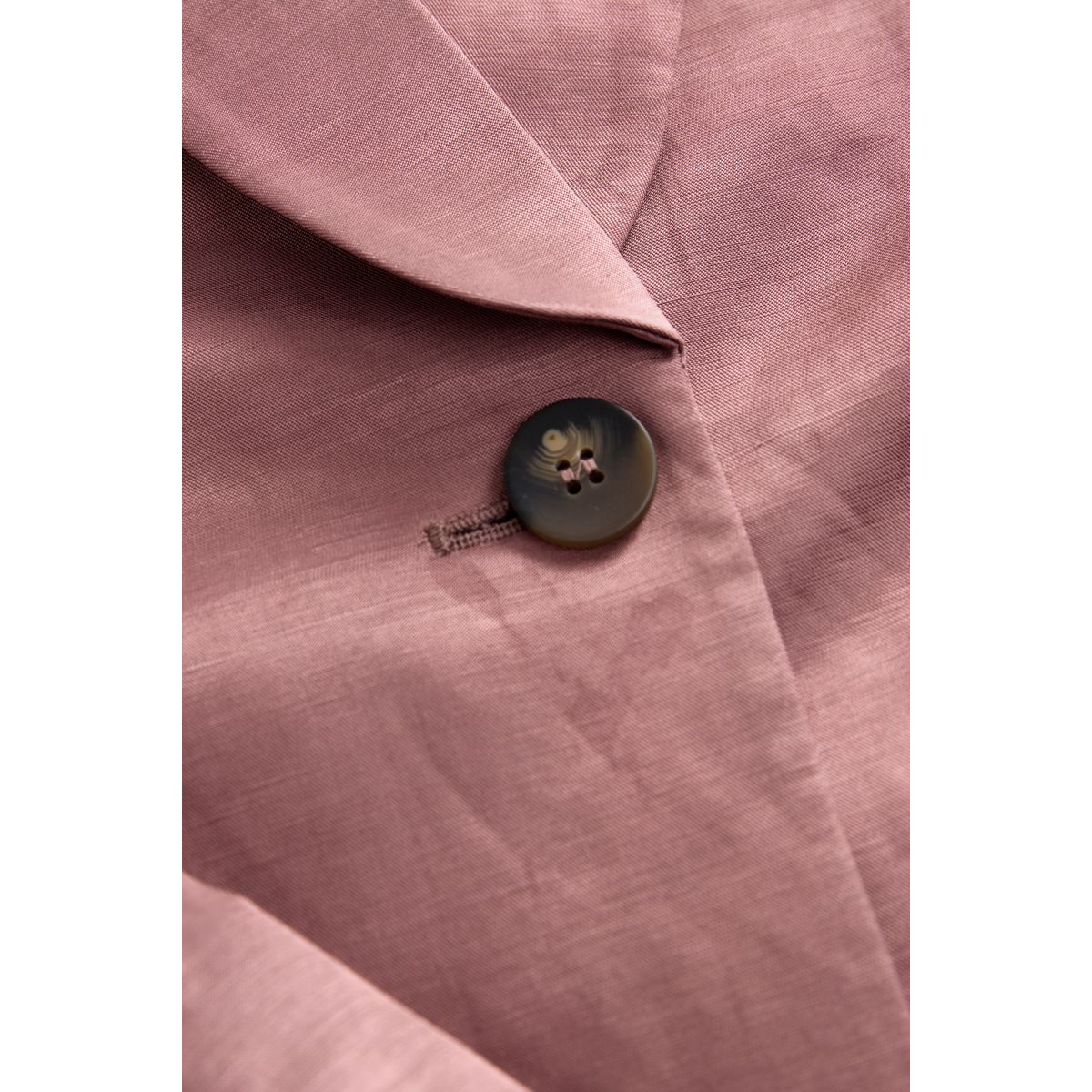 Blazer droit premium en satin avec lin rose, NEXT