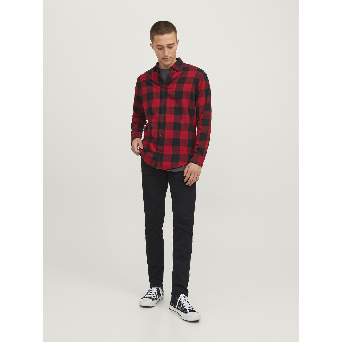Jean Slim black denim, JACK & JONES