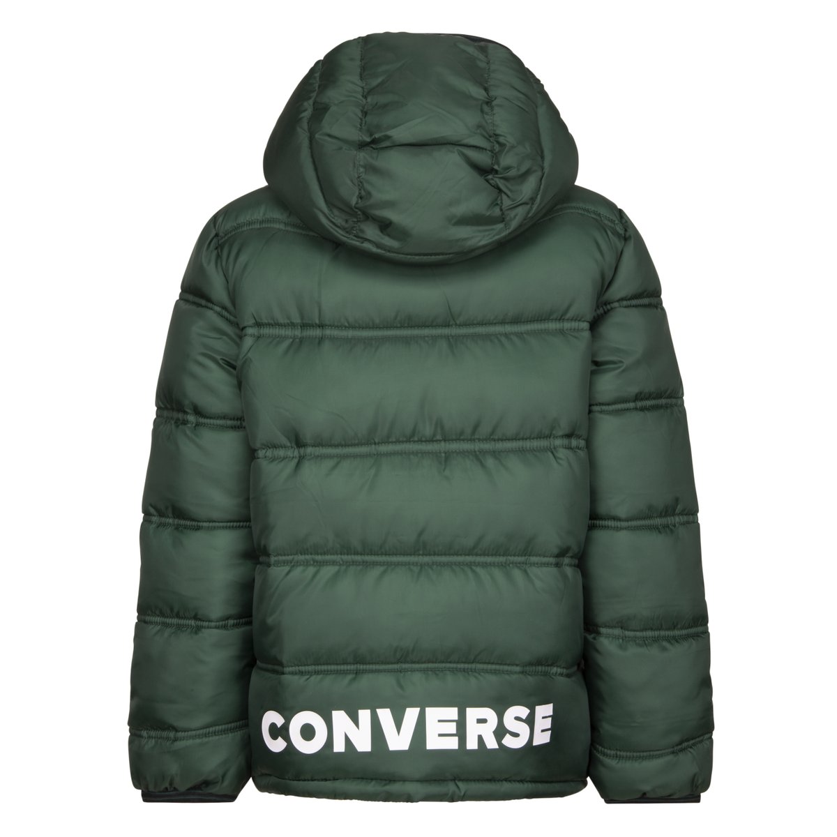 Doudoune à Capuche CNVB Solid MDWT Puffer vert, CONVERSE