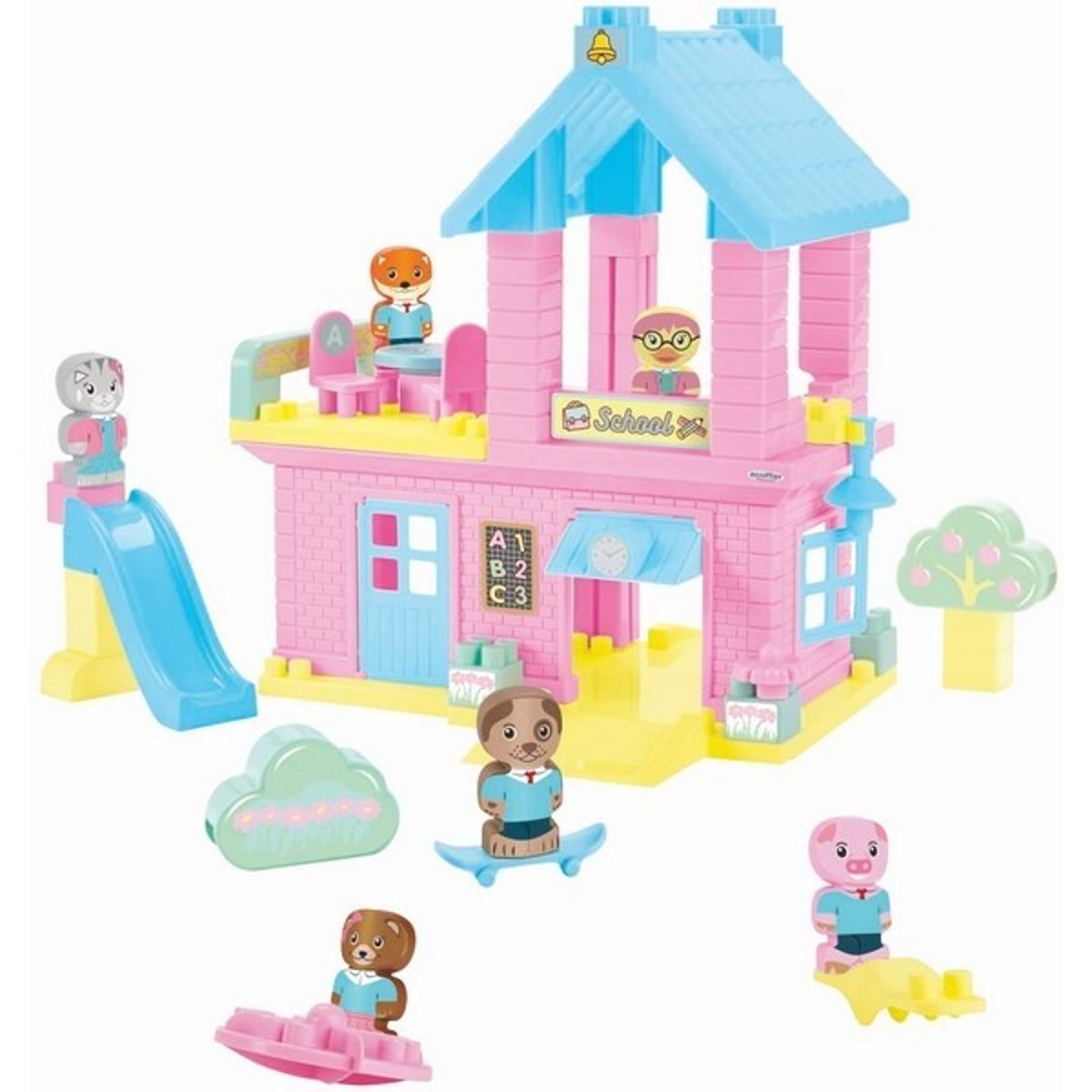 école Des Tweepop Abrick multicolore, MEGA BLOKS
