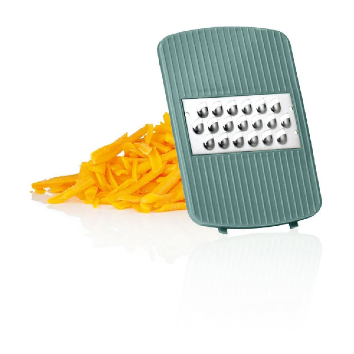 Mandoline multifonction avec recipient vert sauge couleur unique, ESSENTIEL B