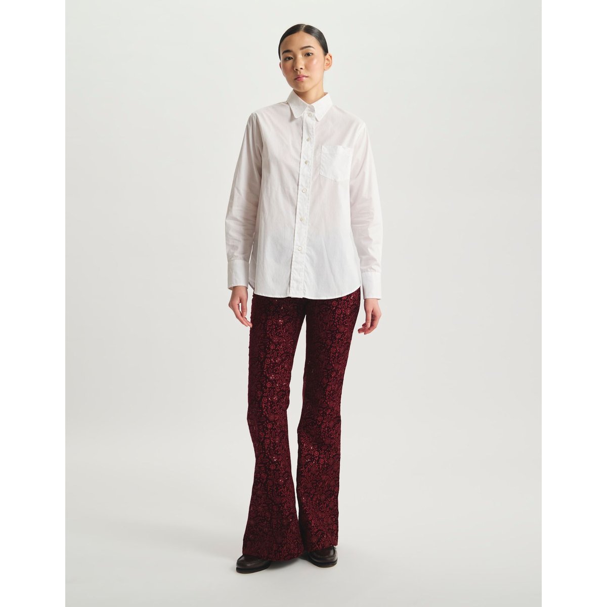 Chemise maureen blanc, INES DE LA FRESSANGE PARIS