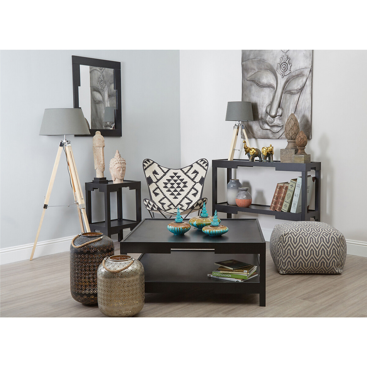 30cm Brown Optik Vase brown              , SO'HOME