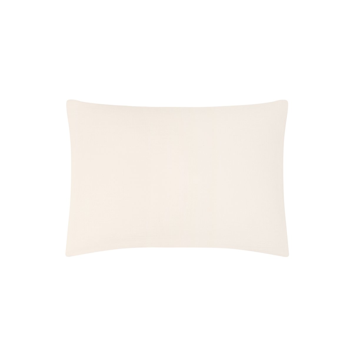 Taie d'oreiller imprimée en gaze de coton, BREAKFAST IN PARIS beige, ESSIX