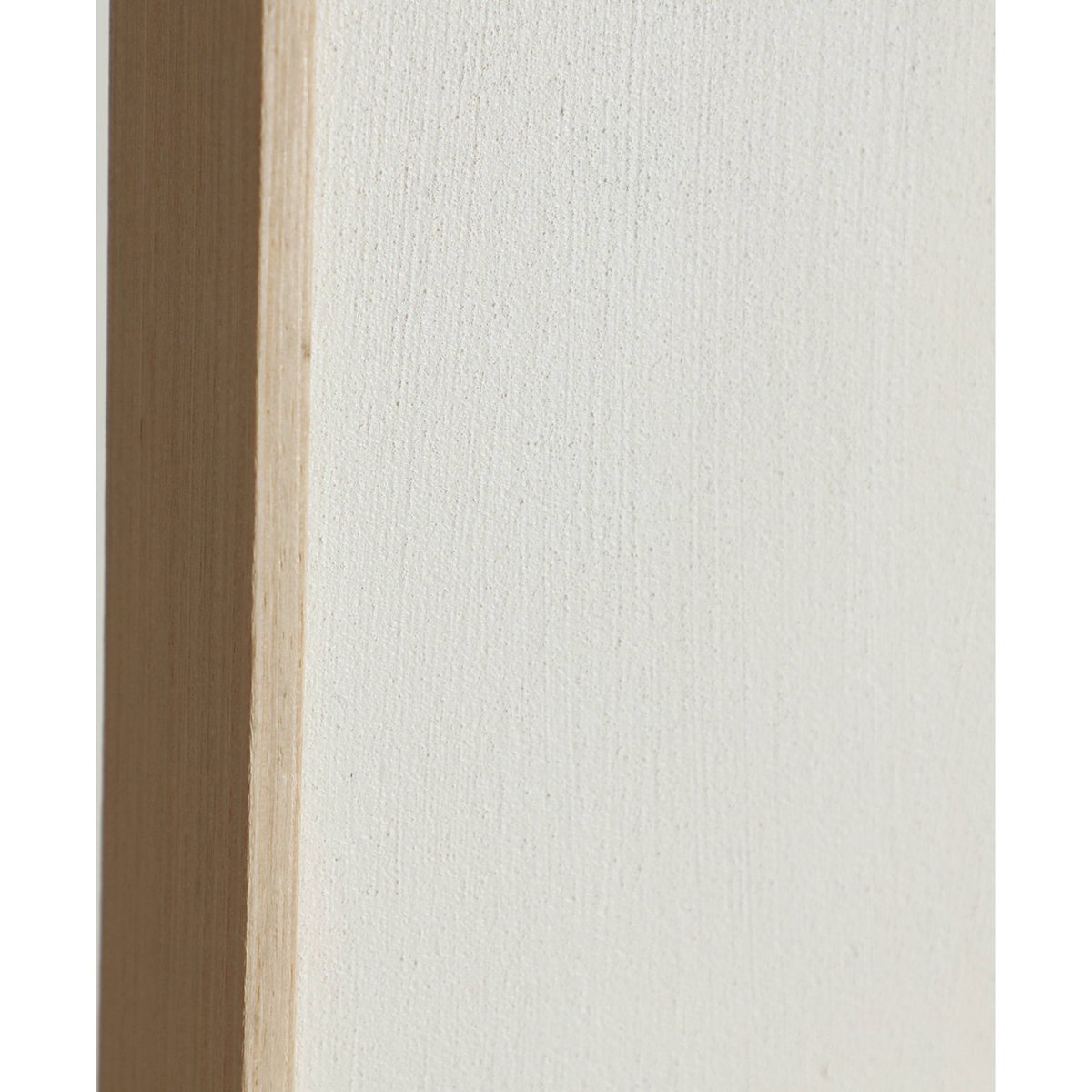 Tableau abstrait sur toile collection VACIO vert et bois clair, RECOLLECTION