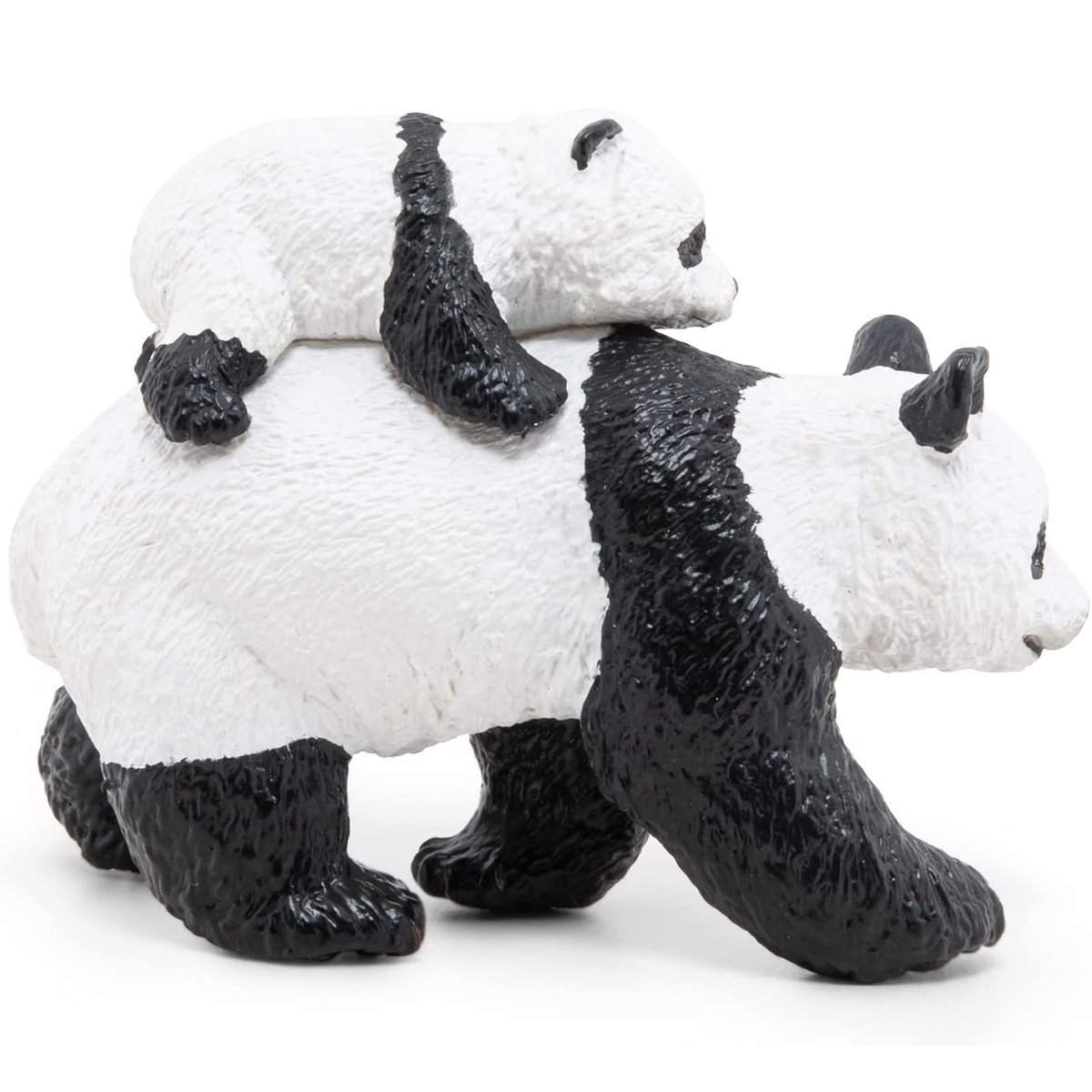 Figurine Panda et son bébé noir, PAPO