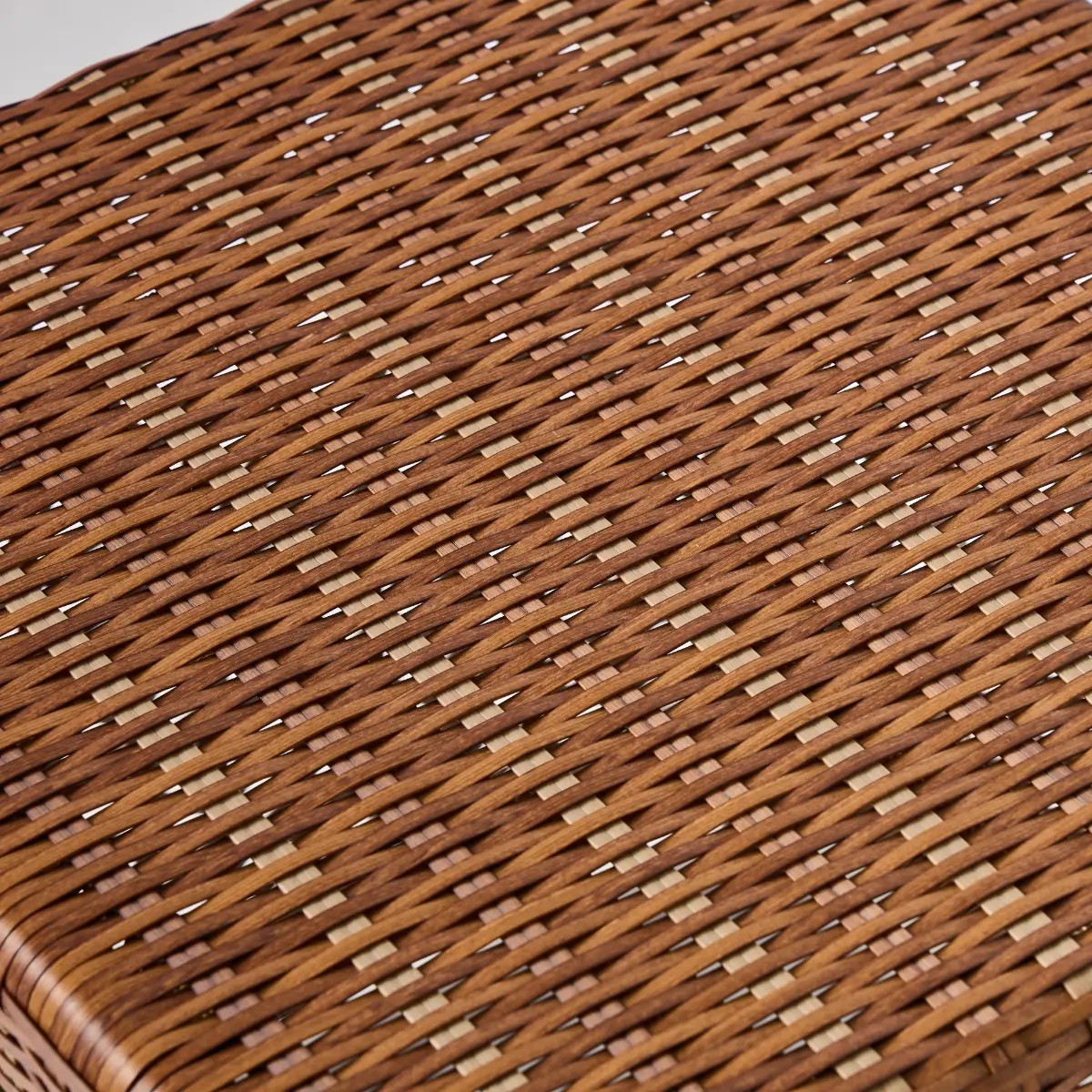 Table basse en résine rectangulaire ANTIBES LATERITE beige, KOK