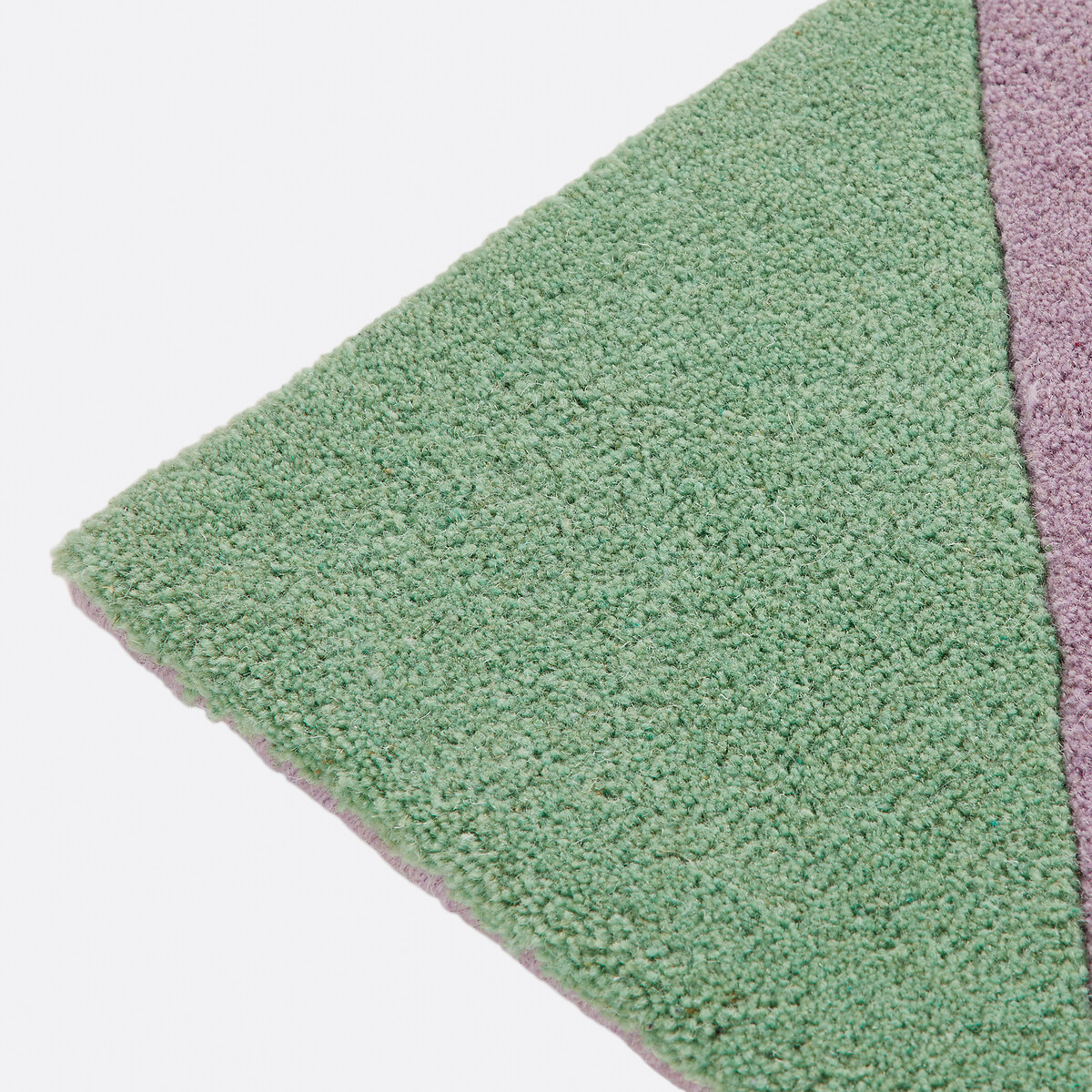 Tapis laine Izalio lilas/vert, LA REDOUTE INTERIEURS