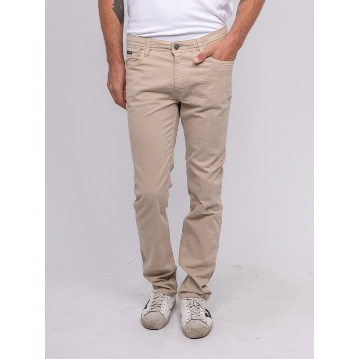 Pantalon Chino Varkane beige, RITCHIE