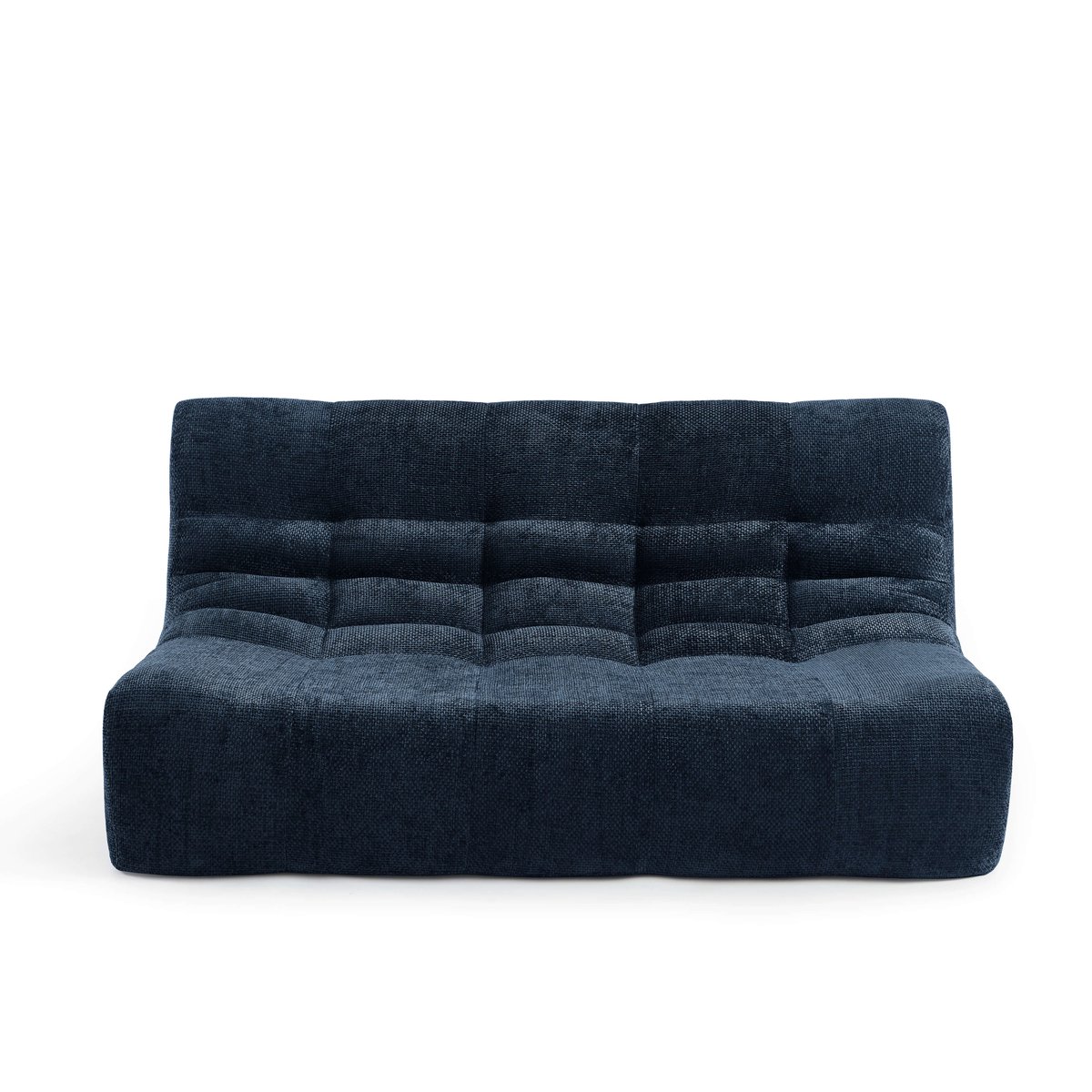 Banquette 2 places en tissu JANIS bleu, SORELH