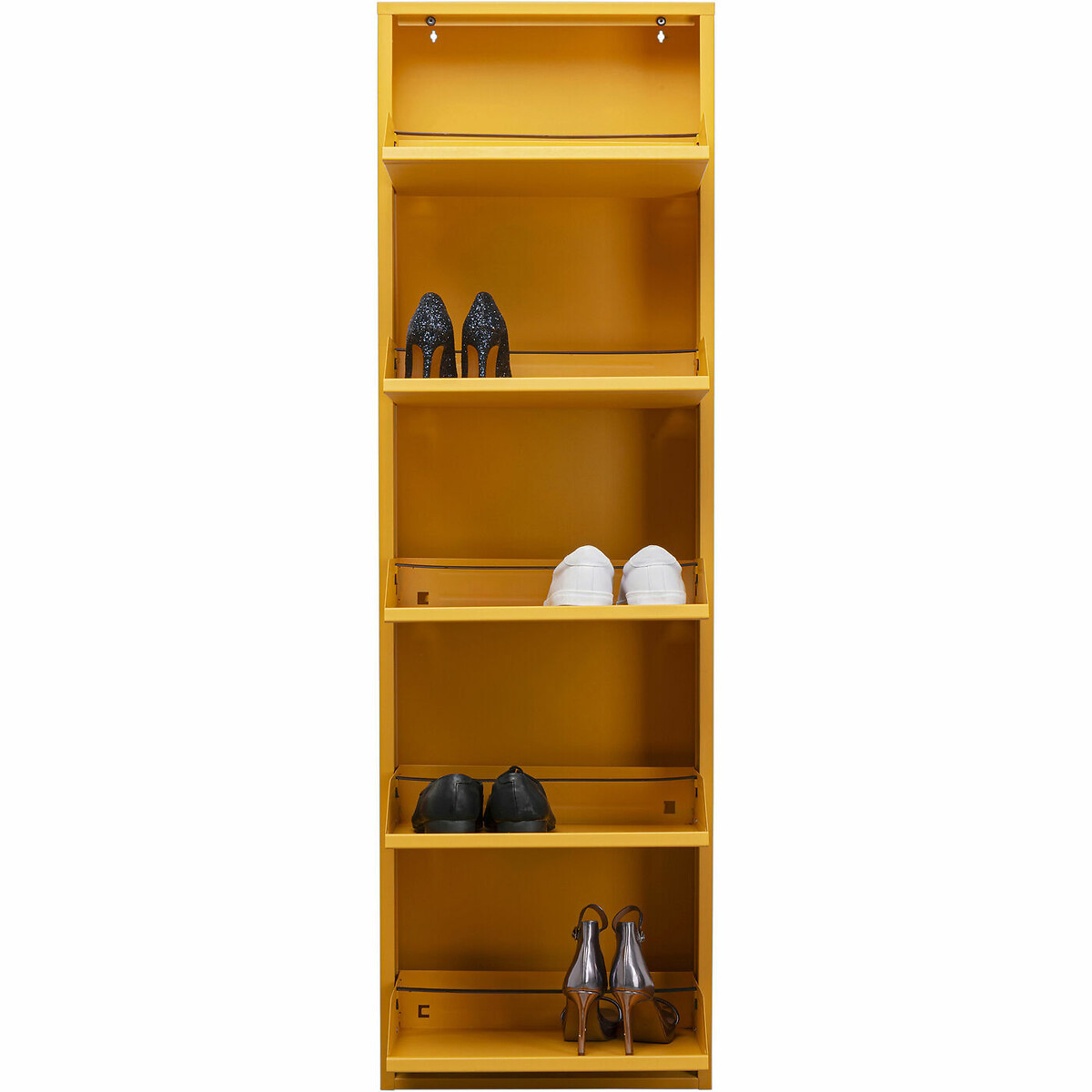Meuble à chaussures Caruso 5 jaune, KARE DESIGN