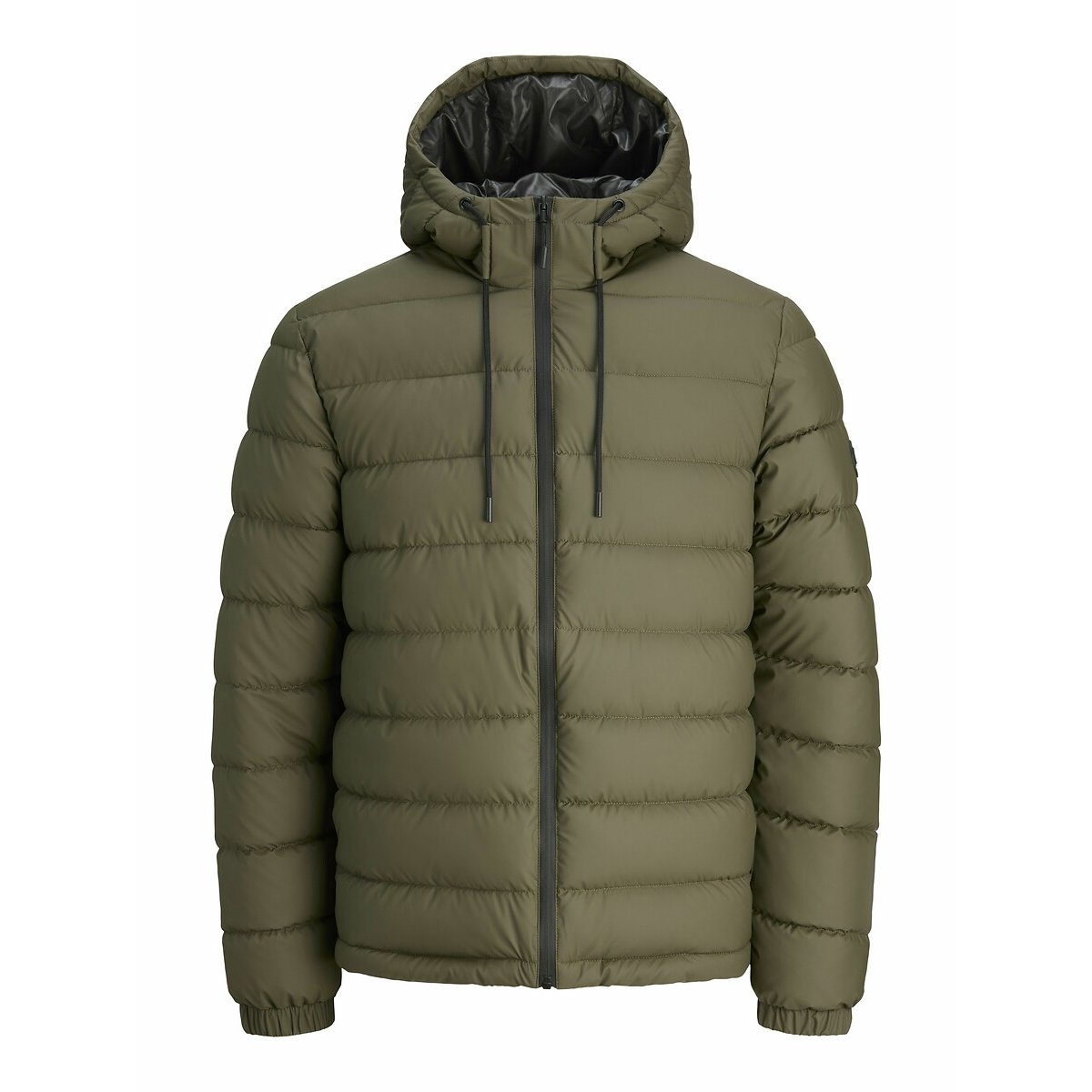 Piumino trapuntato verde kaki, JACK & JONES