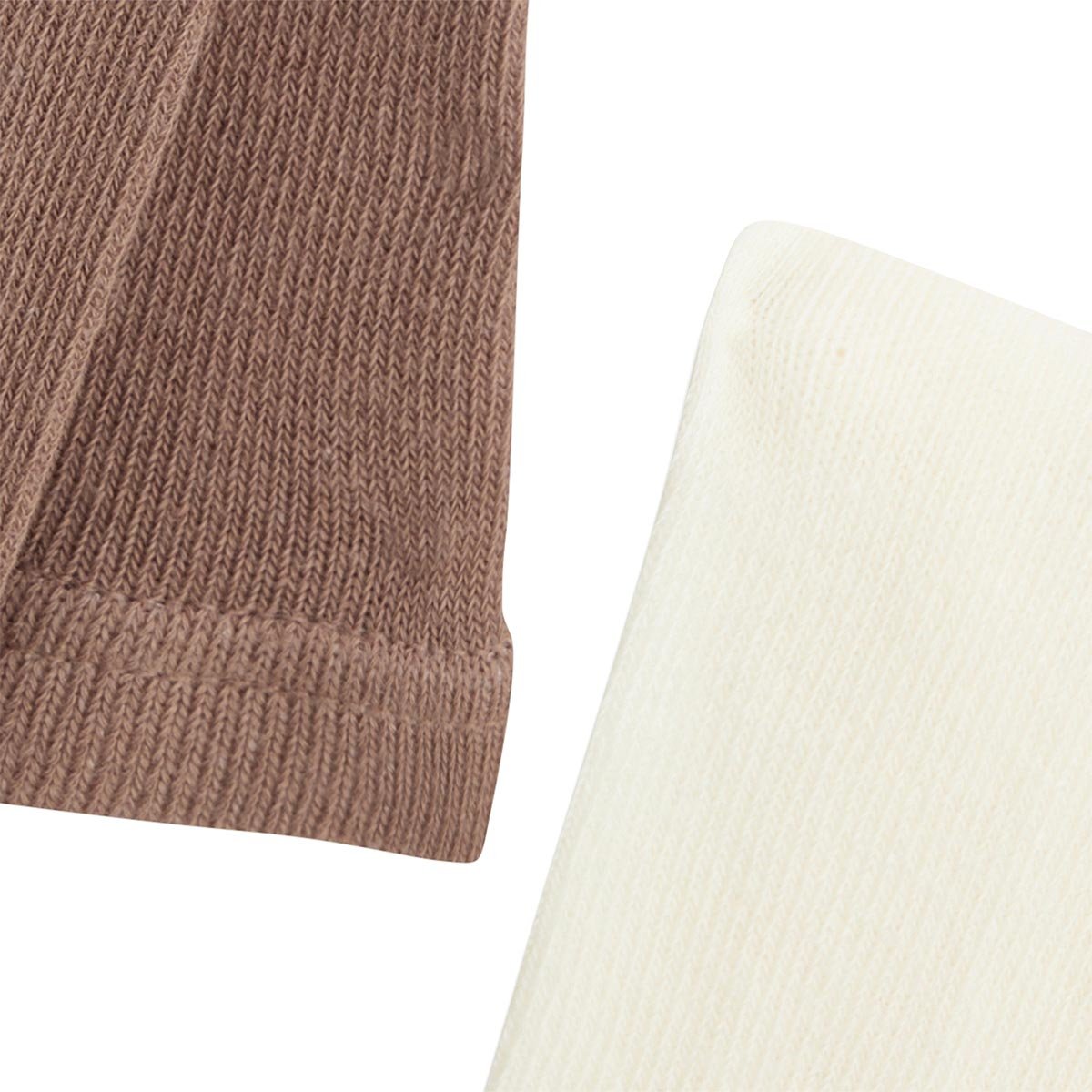 Lot de 2 paires de collants enfant Matcha marron, PETIT BEGUIN