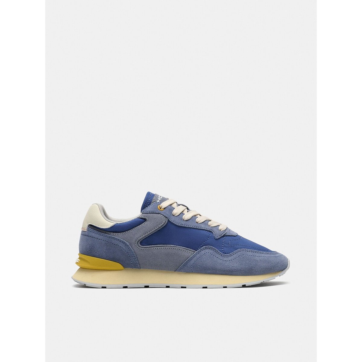 Baskets en cuir City Retro bleu, HOFF