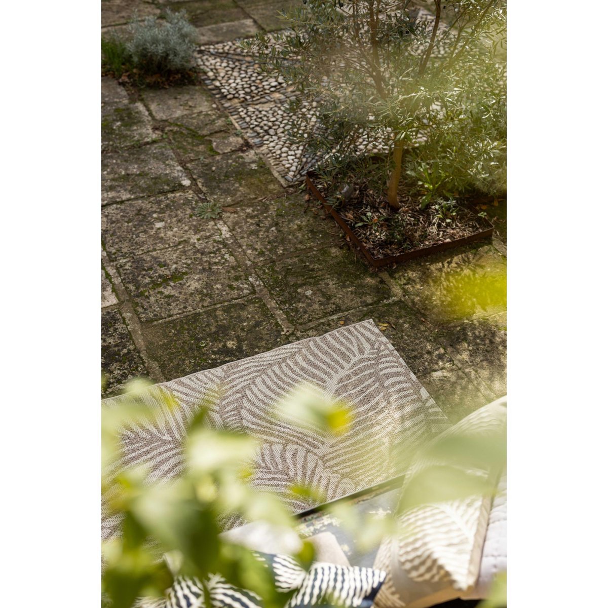 Tapis Lora outdoor naturel, VIVARAISE