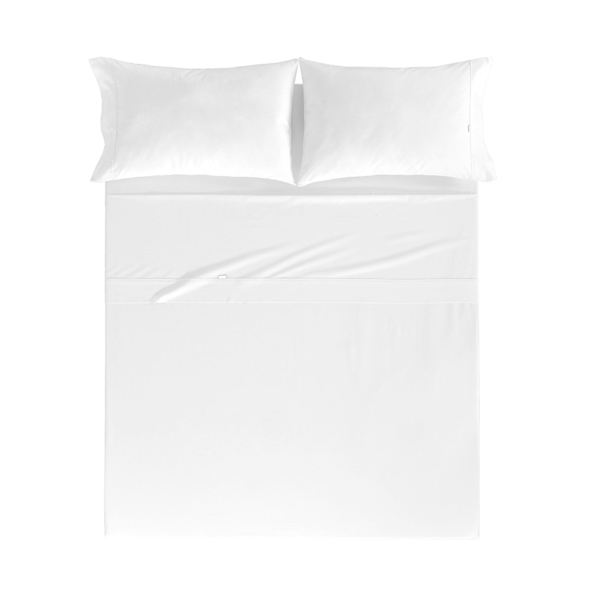 Drap de lit CASUAL blanc, NAF NAF HOME