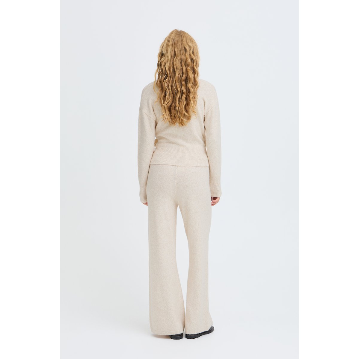 Pantalon décontracté beige oatmeal melange, B.YOUNG