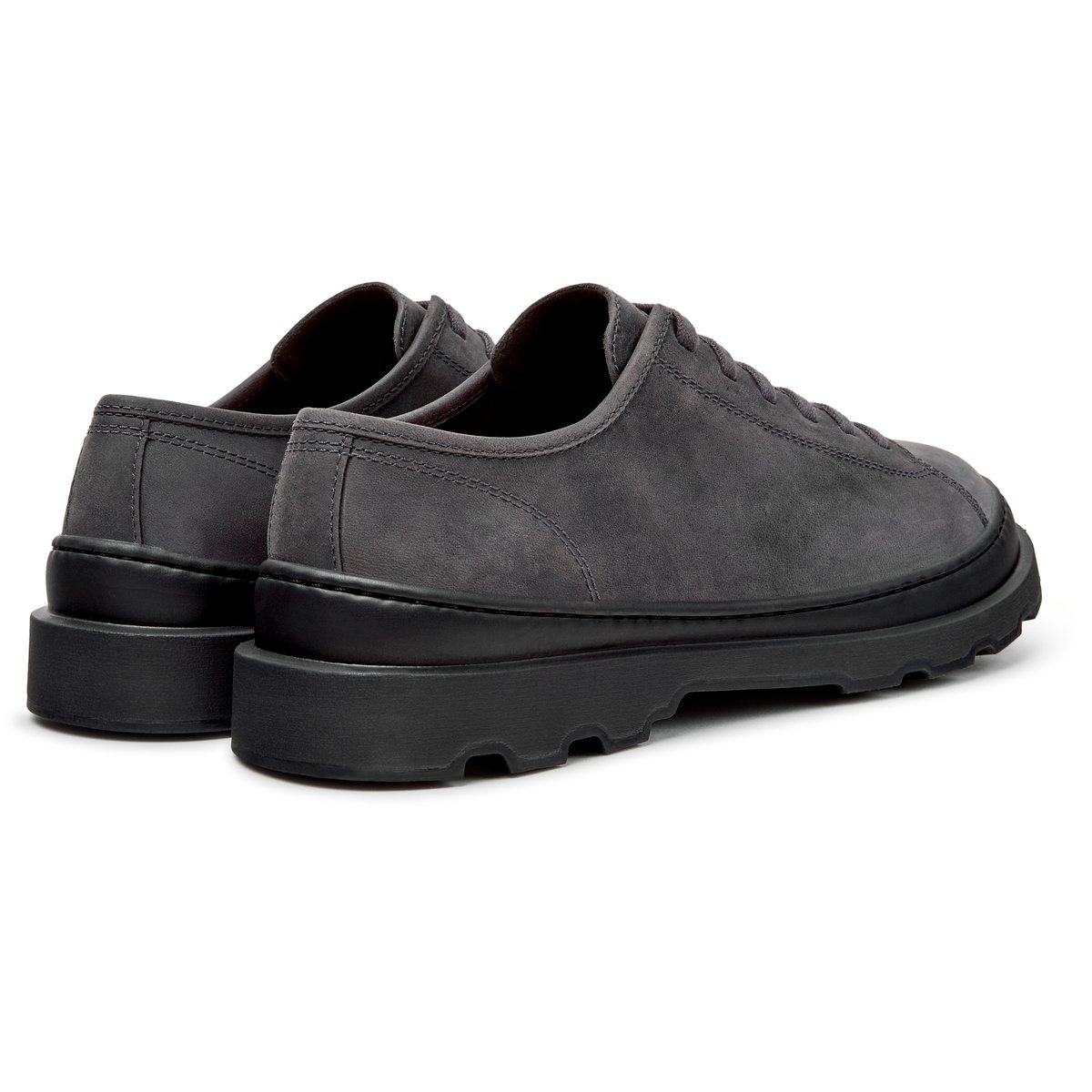 Derbies Brutus+ Nubuck Leather gris moyen 003, CAMPER