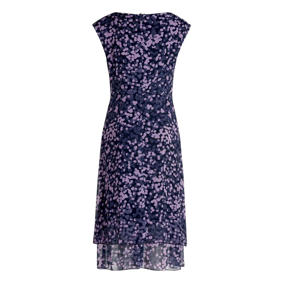 Robe longueur midi à volants dark blue/lilac, BETTY & CO