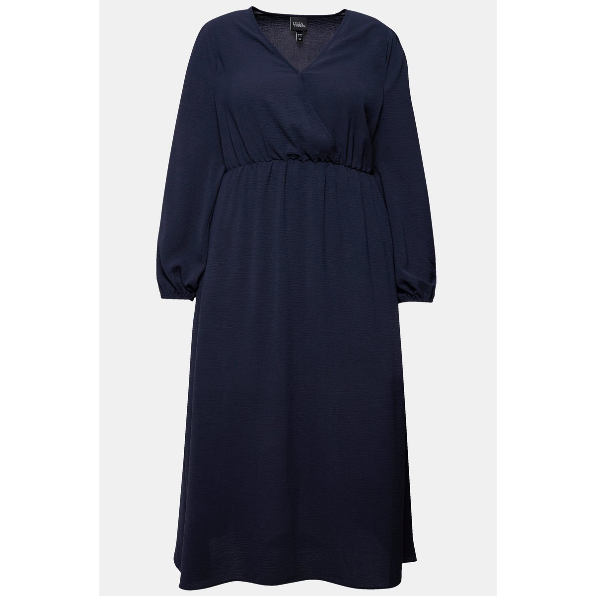 Robe midi à manches longues marine, ULLA POPKEN