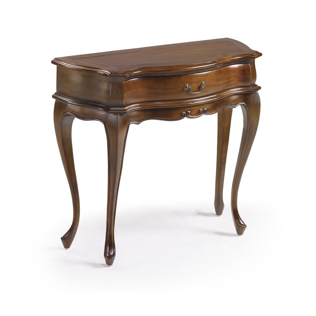 Console 1 tiroir bronze - HELVINIA marron, DECORATION D’AUTREFOIS